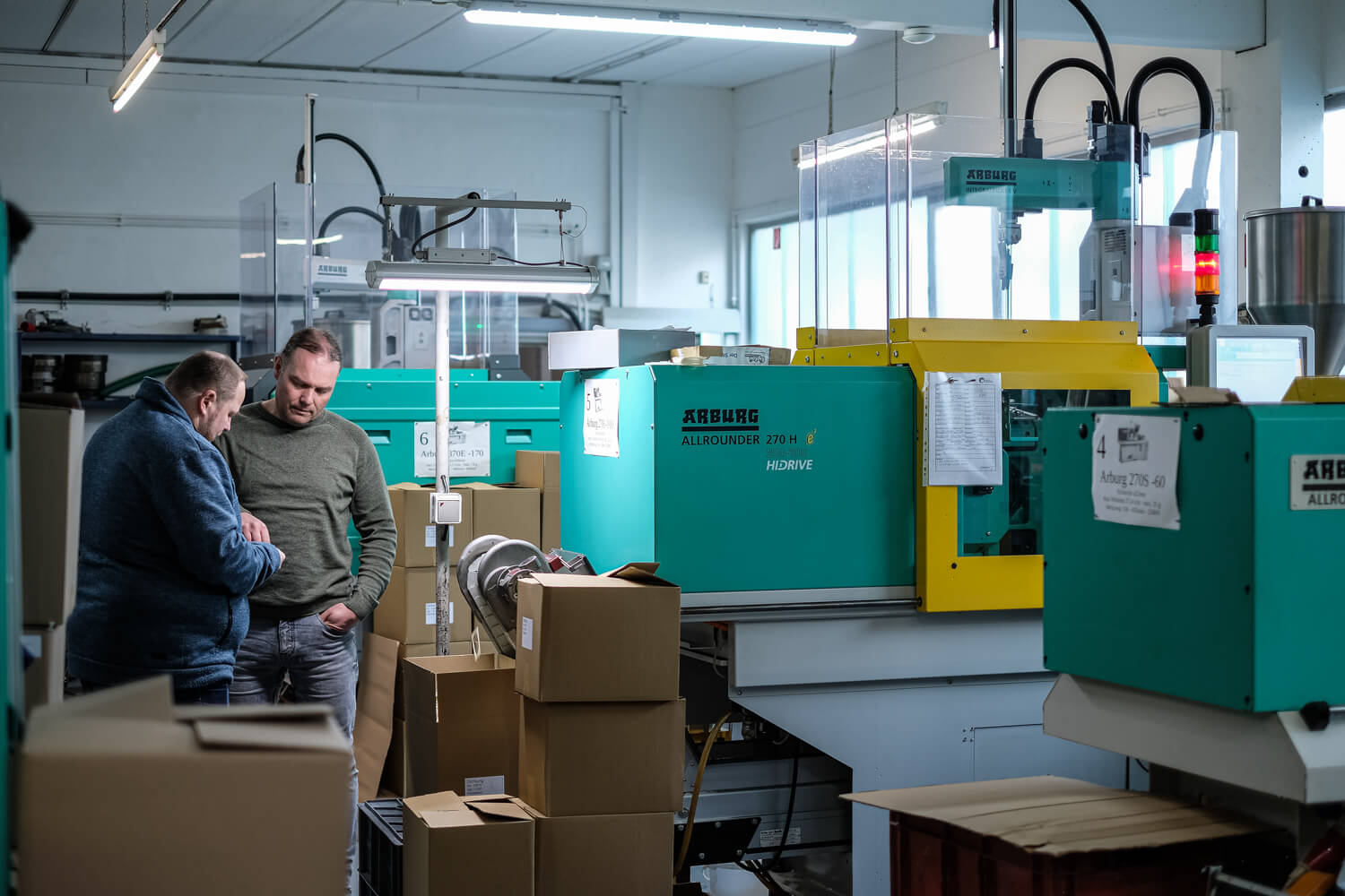 Produktion von Kunststoffprodukten | Gebrüder Horst Gummiwarenfabrik